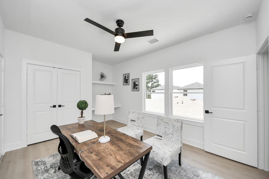 Furnished interior view inside a new home in , Houston (Image 15).