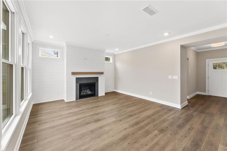 Spacious, unfurnished interior of a new home in The Courtyards at Bailey Farms, Dacula (Image 30).