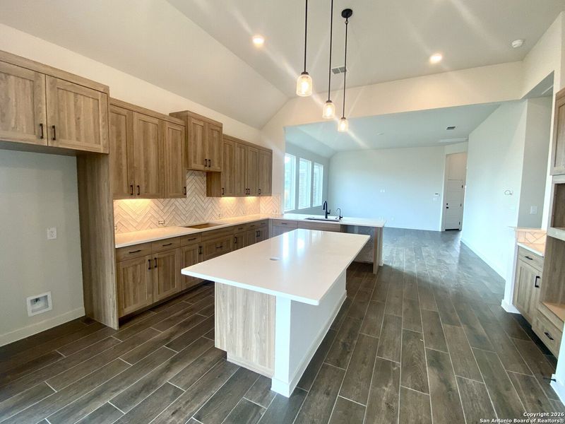 Furnished interior view inside a new home in Stream Waters, Seguin (Image 12).
