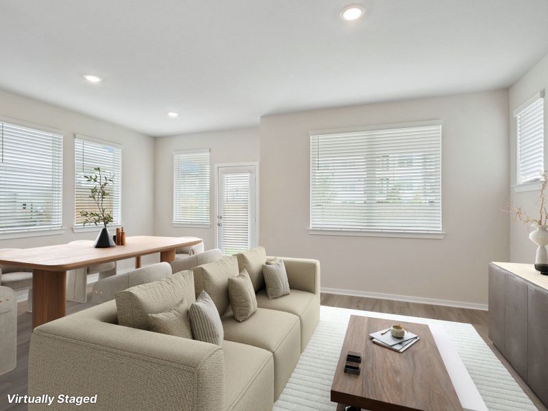 Furnished interior view inside a new home in Parkway Commons - City Series, Missouri City (Image 5).