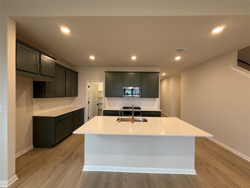 Furnished interior view inside a new home in Willow Springs, Buda (Image 11).