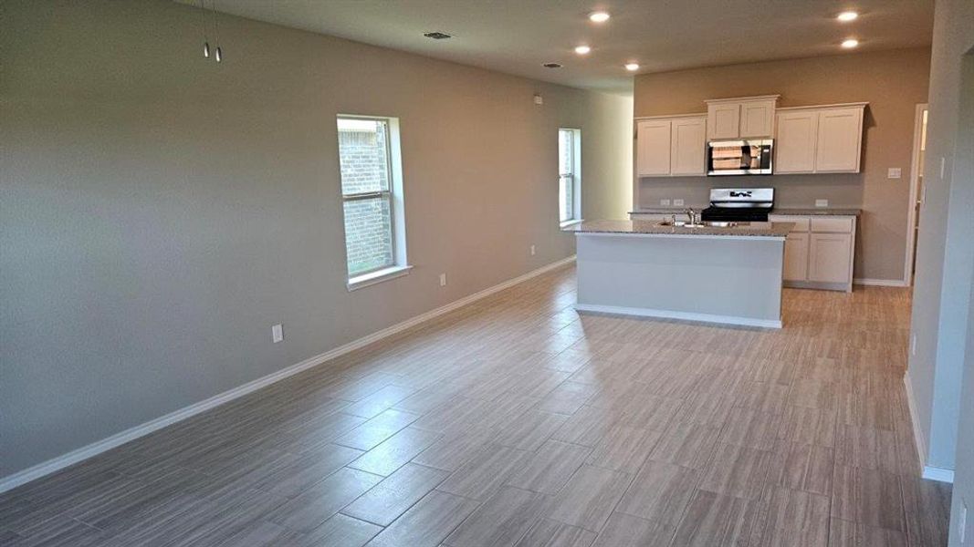 Kitchen and Living Kitchen and Living