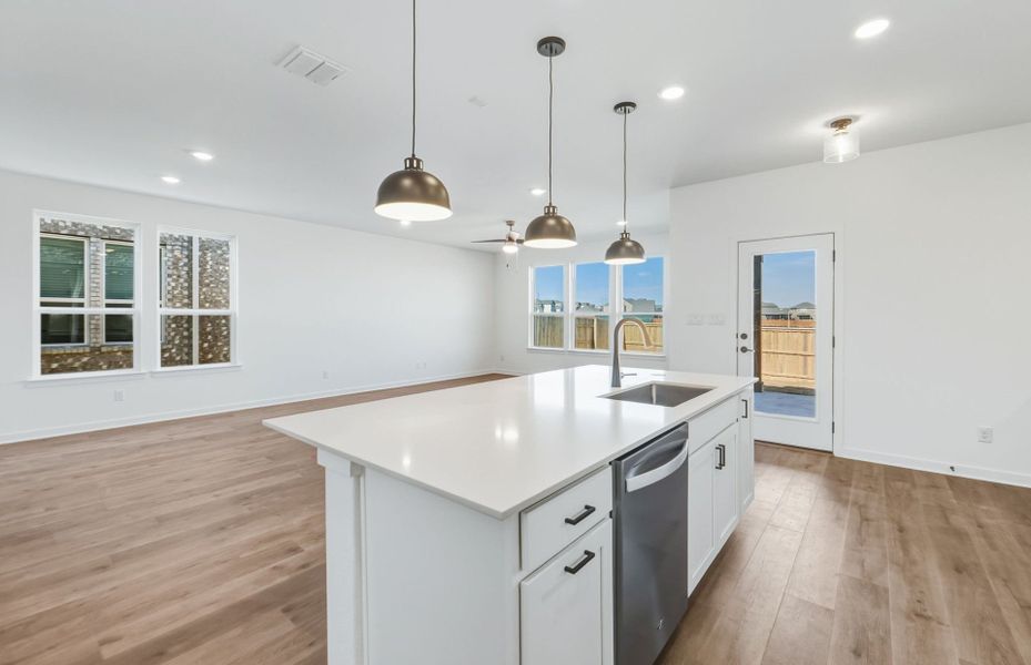 Furnished interior view inside a new home in Sunfield, Buda (Image 9).