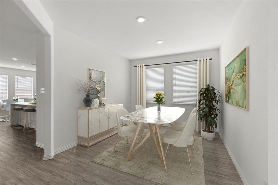 Furnished interior view inside a new home in , McKinney (Image 13).