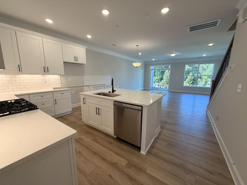 Furnished interior view inside a new home in Harrisburg Village Townhomes, Harrisburg (Image 5).