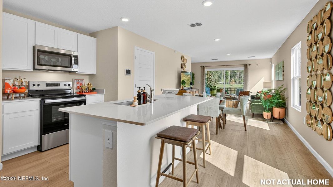 Furnished interior view inside a new home in Trout River, Jacksonville (Image 7).