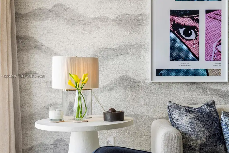 Close-up of interior finishes inside a home in , Miami (Image 20).