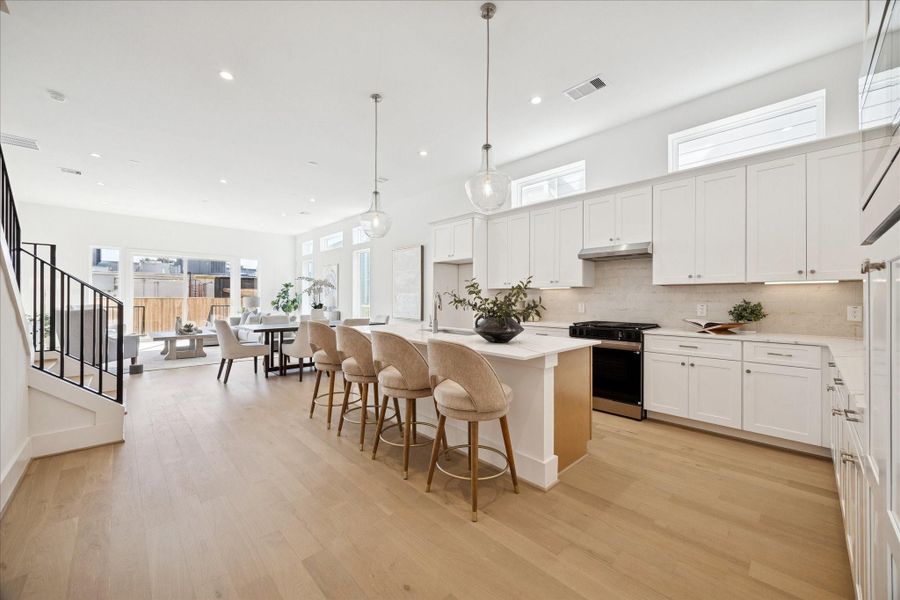 Furnished interior view inside a new home in , Houston (Image 5).