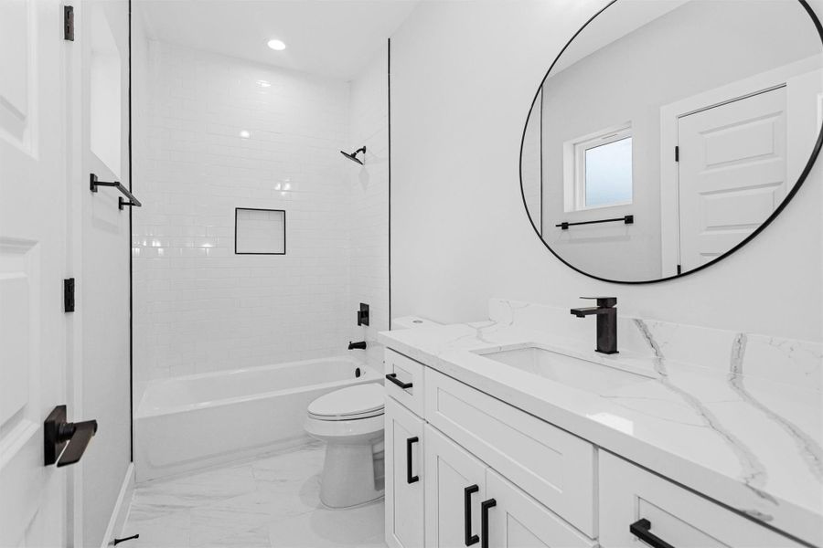 Furnished interior view inside a new home in , Houston (Image 11).