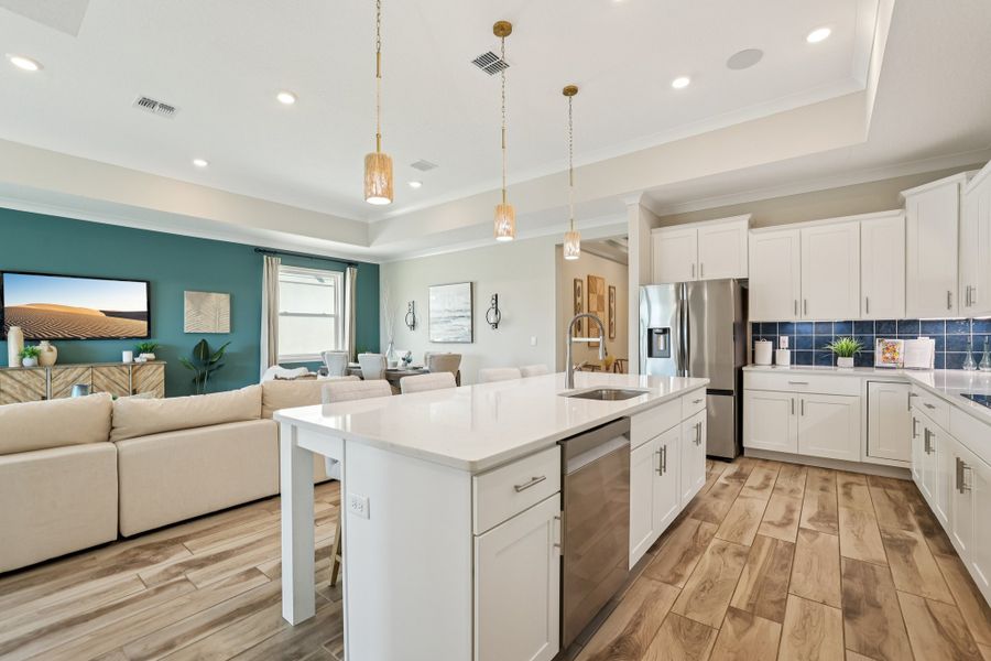 Representative furnished interior of a home built from the Atlantis by Maronda Homes in The Vue, Satellite Beach (Image 7).