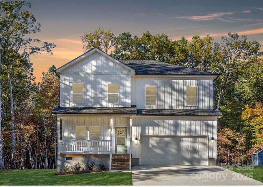 Front exterior of a new home in , Lancaster, SC, highlighting curb appeal (Image 1). Front exterior of a new home in , Lancaster, SC, highlighting curb appeal (Image 1).