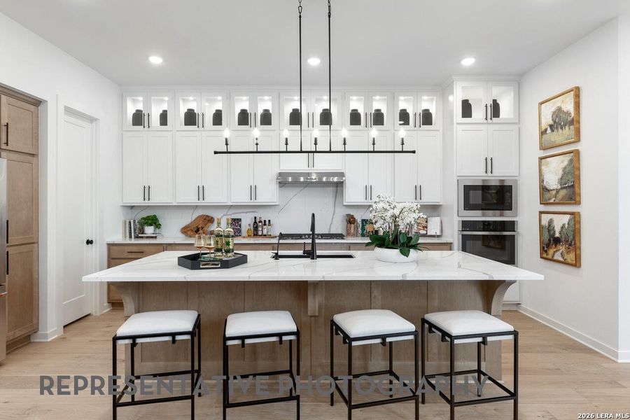 Furnished interior view inside a new home in Alsatian Oaks, Castroville (Image 8). Furnished interior view inside a new home in Alsatian Oaks, Castroville (Image 8).