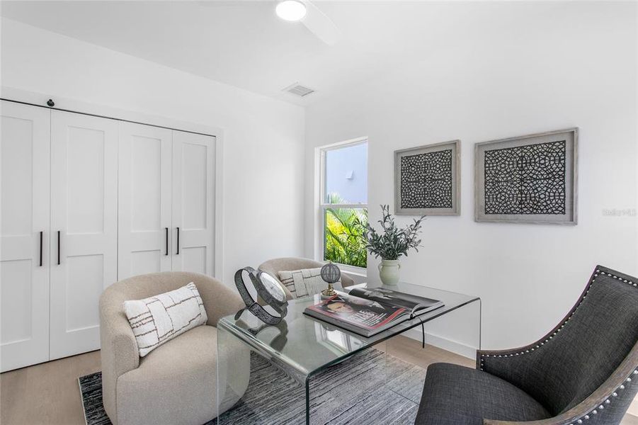 Furnished interior view inside a new home in , St. Petersburg (Image 31).