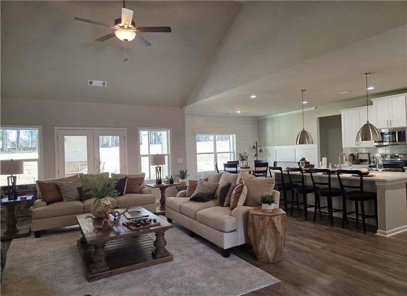 Furnished interior view inside a new home in River Meadows, Bethlehem (Image 24).