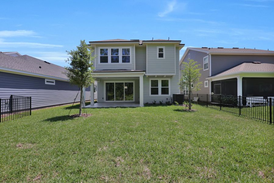 Representative exterior details of a home built from the Miramar by Riverside Homes in Mariposa at EverRange, Jacksonville (Image 39).