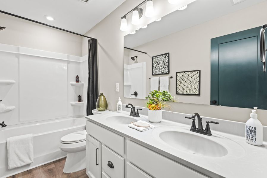 Furnished interior view inside a new home in Sage Woods, Dallas (Image 21).