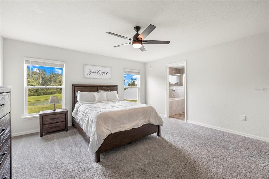Furnished interior view inside a new home in Stonebridge North, Zephyrhills (Image 36). Furnished interior view inside a new home in Stonebridge North, Zephyrhills (Image 36).