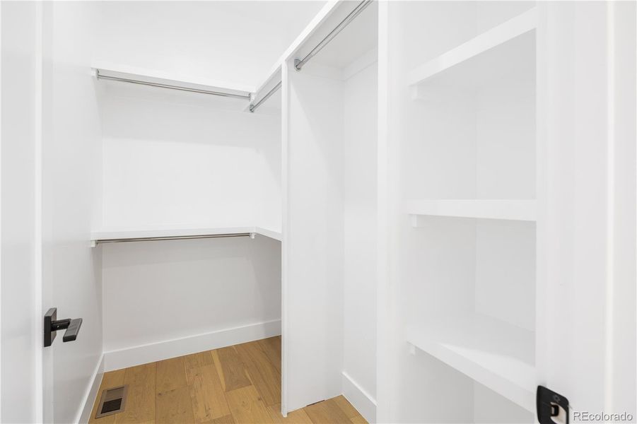 Primary walk-in closet