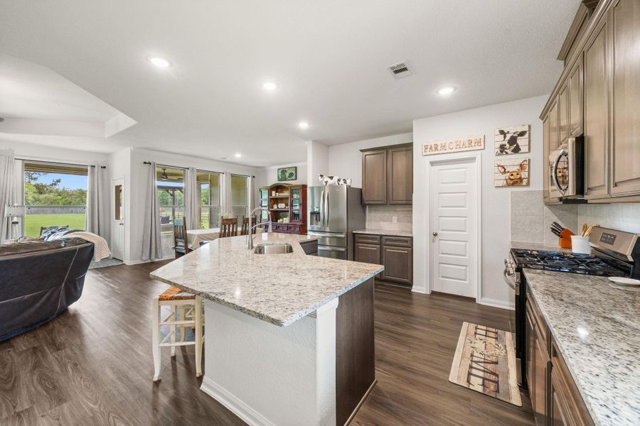 Furnished interior view inside a new home in , Needville (Image 18).