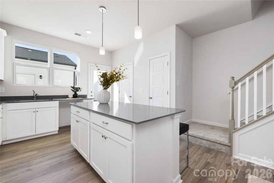Furnished interior view inside a new home in Edgewood Preserve, Huntersville (Image 7).
