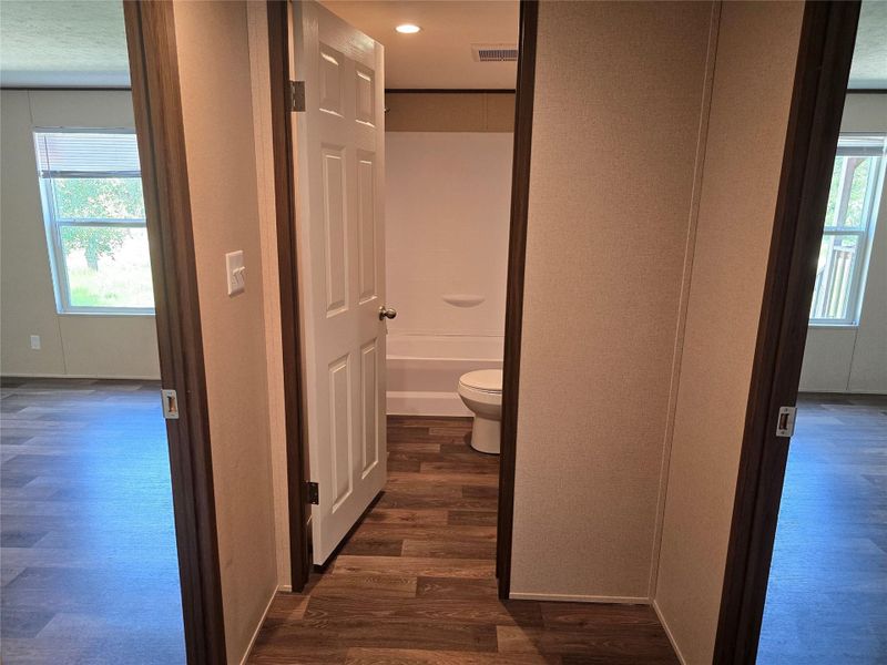 Third full bath with bedrooms adjacent Third full bath with bedrooms adjacent