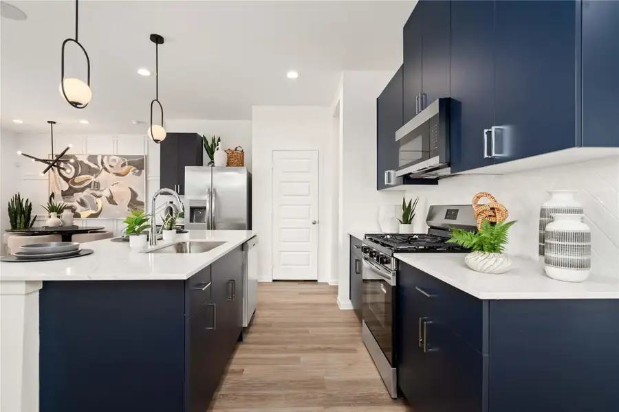 Furnished interior view inside a new home in Alaia Crossing, Houston (Image 11).