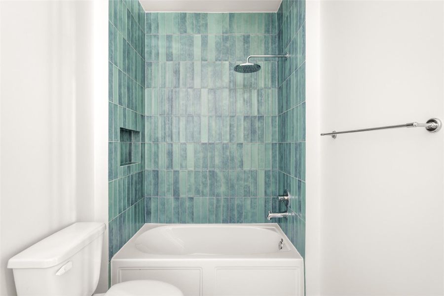 Furnished interior view inside a new home in , Houston (Image 12).