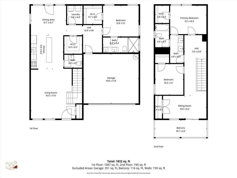 2D floor plan layout of this home in , Granbury, TX (Image 5).