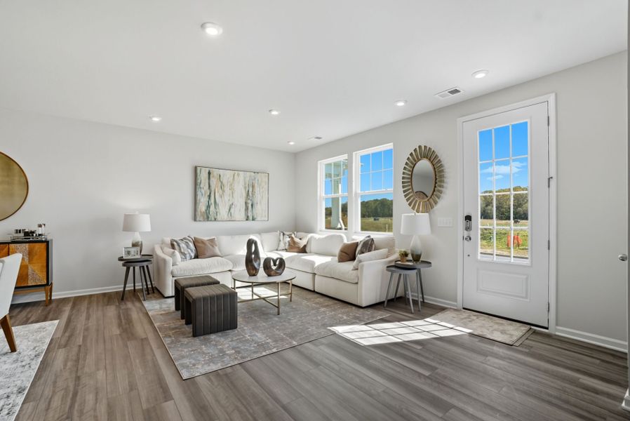 Representative furnished interior of a home built from the Shelby by Mattamy Homes in The Townes at Westfall, Gastonia (Image 5).