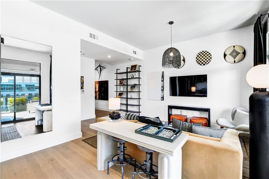 Furnished interior view inside a new home in , Atlanta (Image 7).