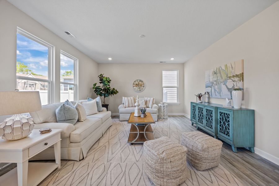 Furnished interior view inside a new home in Neill's Pointe, Angier (Image 14).