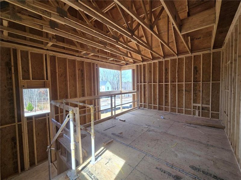 In-progress construction of a new home in Aster, Roswell, GA (Image 45).