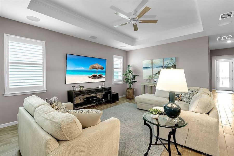 Furnished interior view inside a new home in , Parrish (Image 39).