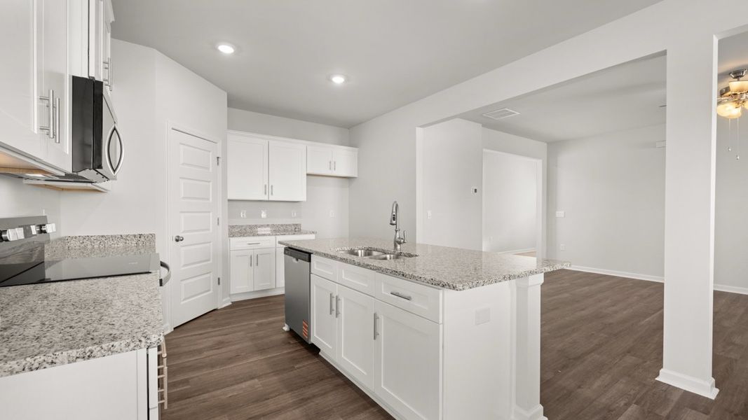 Furnished interior view inside a new home in The Abbey at Trolley Run Station, Aiken (Image 5).