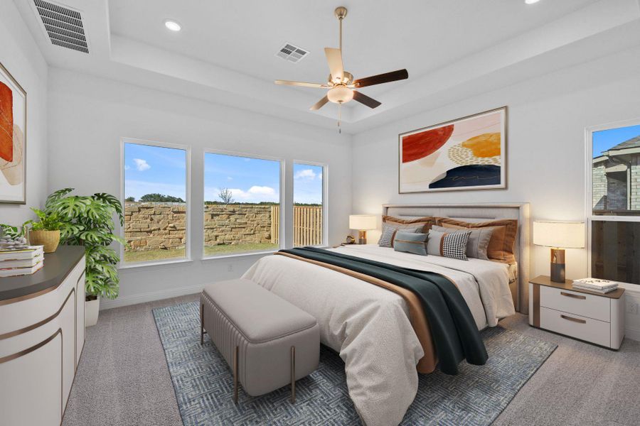 Primary Bedroom - Virtually Staged