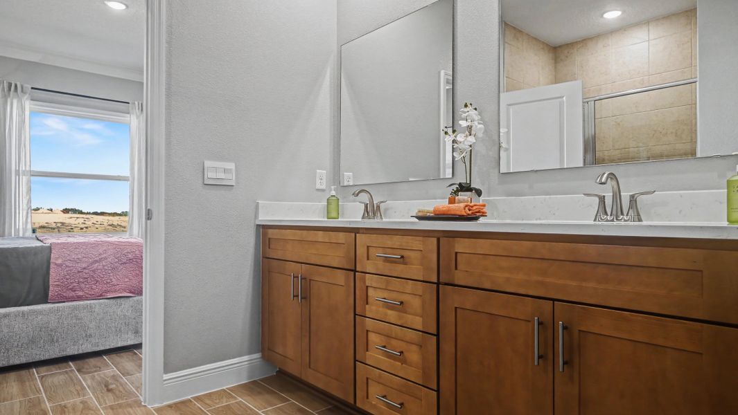 Representative furnished interior of a home built from the Sheffield by Maronda Homes in Coastal Communities, Edgewater (Image 25).