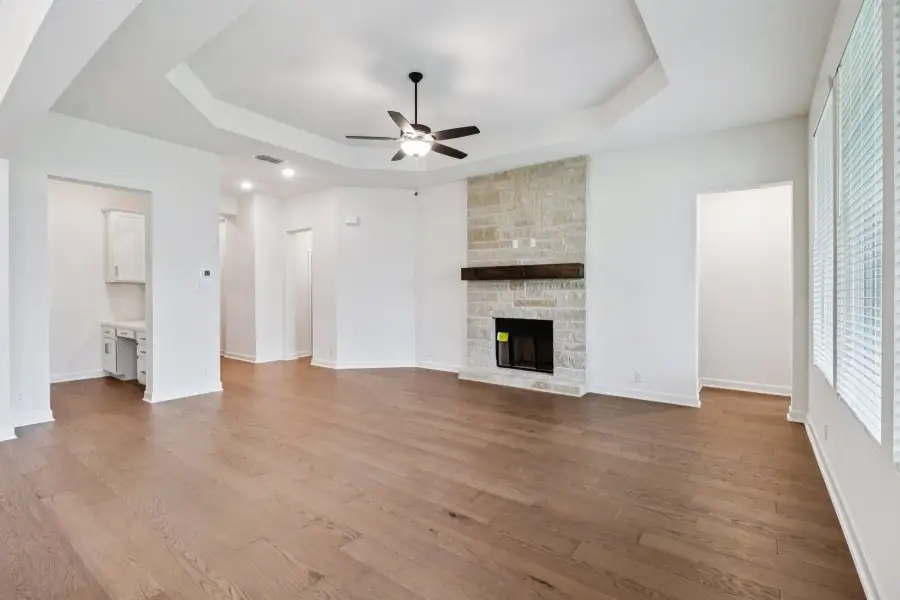 Representative unfurnished interior of a home built from the San Saba by Ashton Woods in Saddlebrook Ranch, Schertz (Image 19).