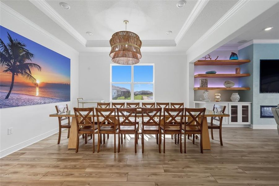 Furnished interior view inside a new home in , Orlando (Image 10).