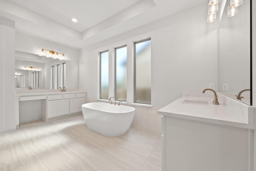 Furnished interior view inside a new home in Santa Rita Ranch, Liberty Hill (Image 7).