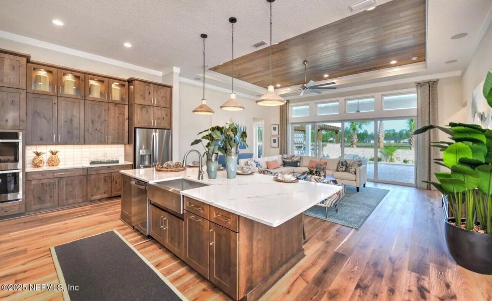 Furnished interior view inside a new home in , Fernandina Beach (Image 7).