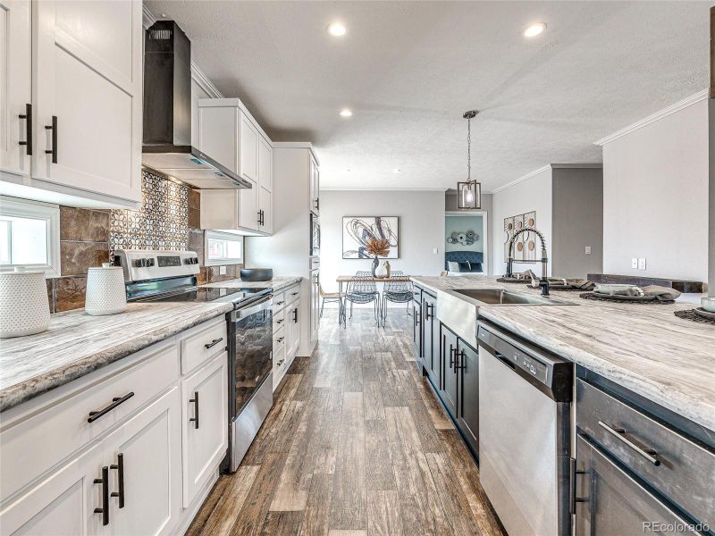 Furnished interior view inside a new home in , Cañon City (Image 25).