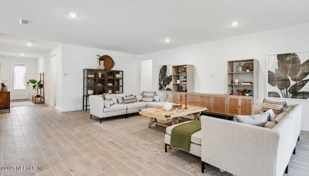 Furnished interior view inside a new home in Edenbrooke at Hyland Trail | 55+: Edenbrooke at Hyland Trail 60s, Green Cove Springs (Image 4).