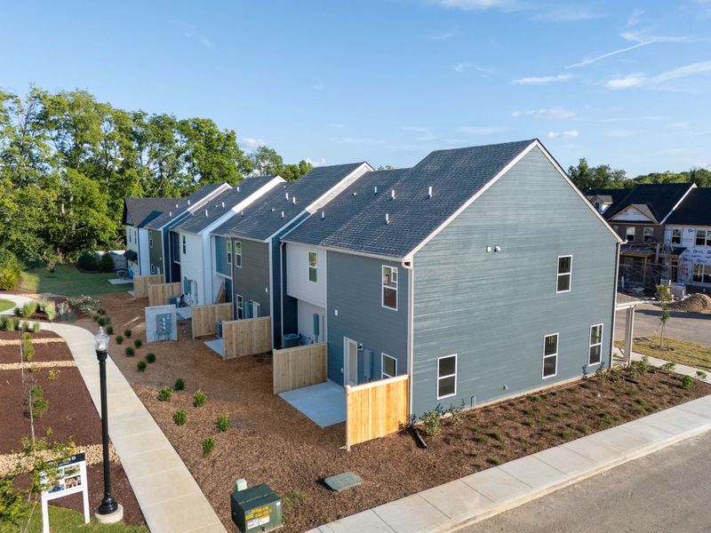 Front exterior of a new home in Oxford Station, Gallatin, TN, highlighting curb appeal (Image 23).