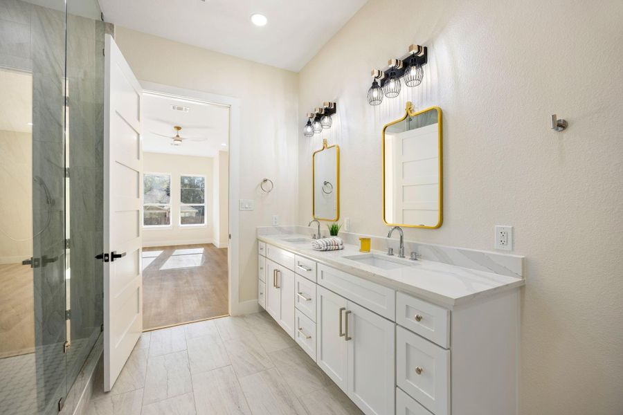 Furnished interior view inside a new home in , Magnolia (Image 7). Furnished interior view inside a new home in , Magnolia (Image 7).