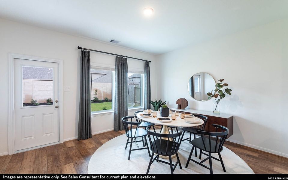 Furnished interior view inside a new home in Willow View, Converse (Image 13).