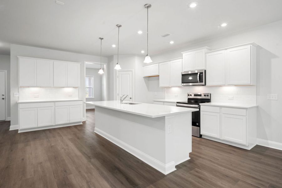 Furnished interior view inside a new home in Waterways, Richmond Hill (Image 13).