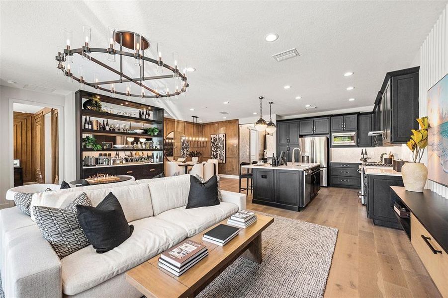 Furnished interior view inside a new home in Valencia Ridge, Wesley Chapel (Image 9).