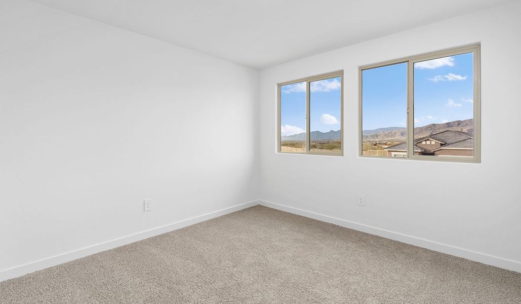 Spacious, unfurnished interior of a new home in The Oasis at Rocking K, Vail (Image 40).