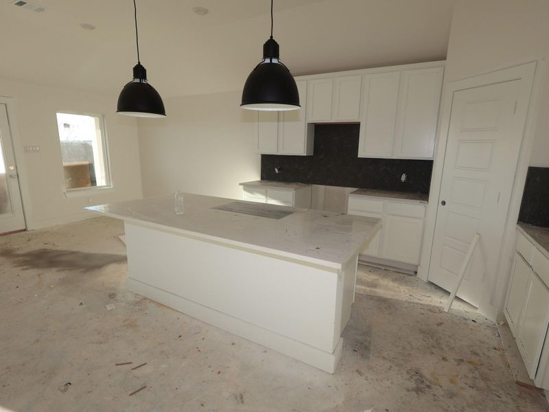 In-progress construction of a new home in Lago Mar, Santa Fe, TX (Image 12).