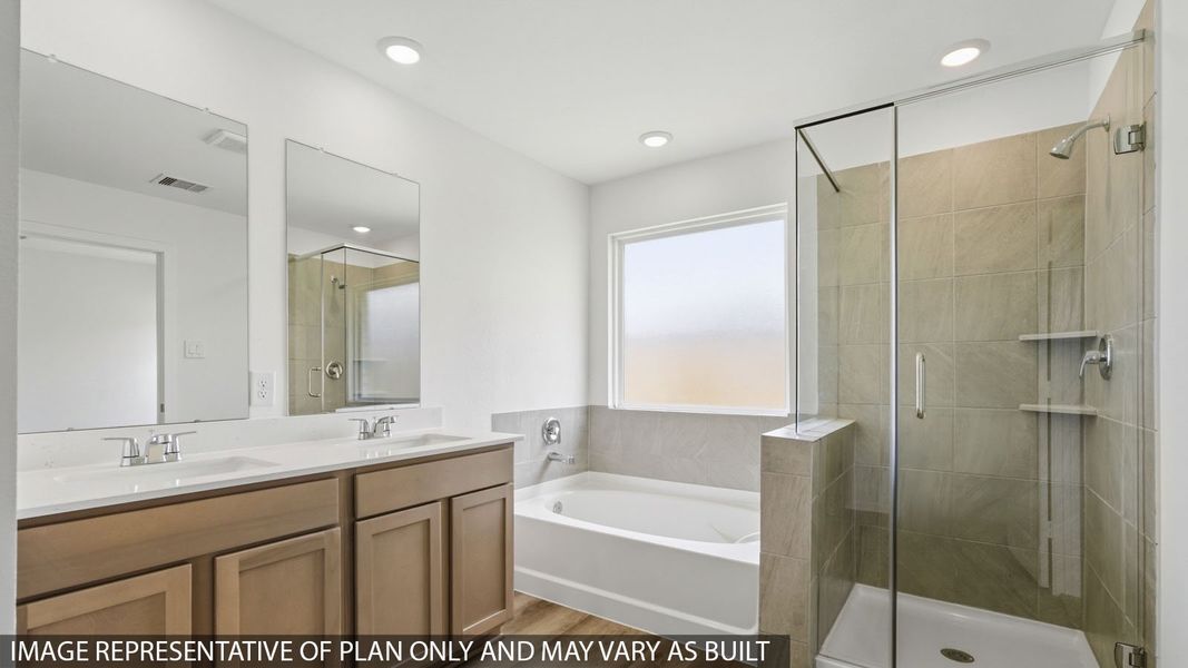 Furnished interior view inside a new home in Cypress Green, Tomball (Image 13).